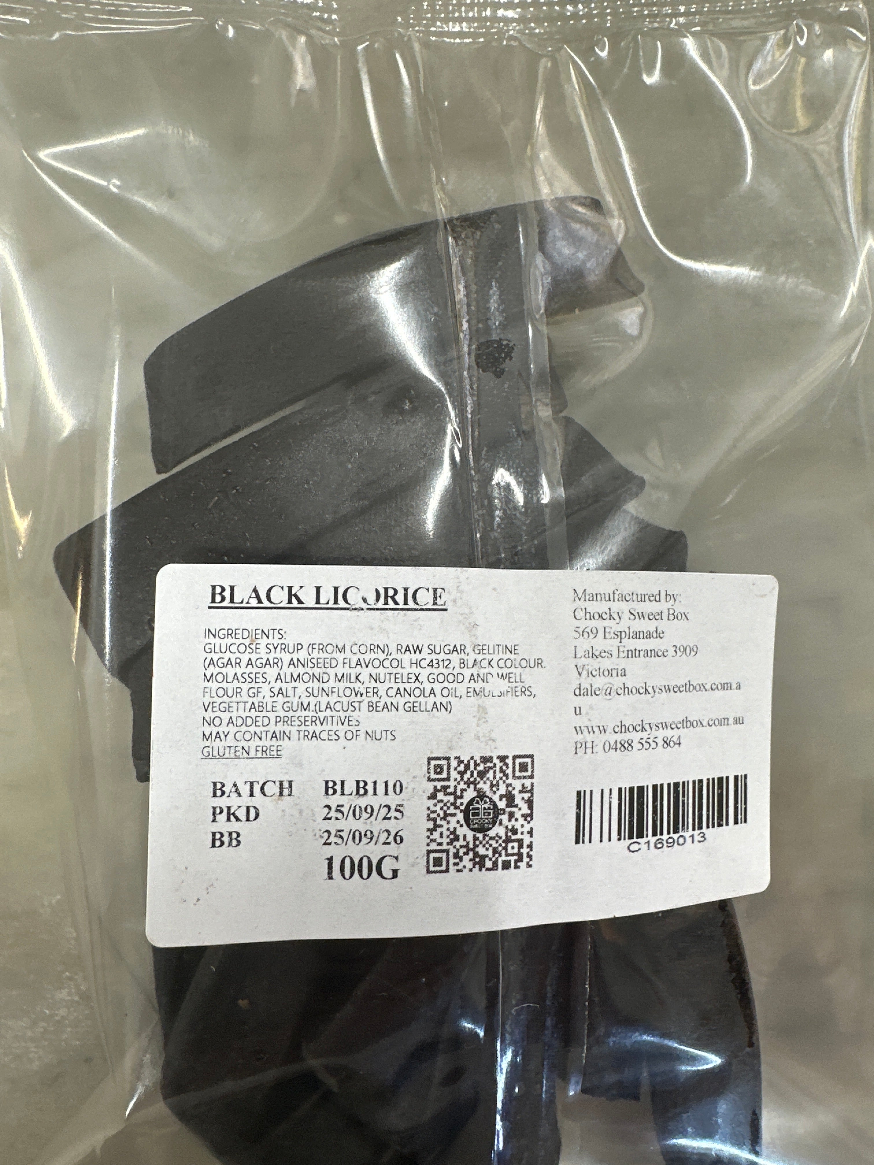 GLUTEN FREE BLACK LIQOURICE BULLETS
