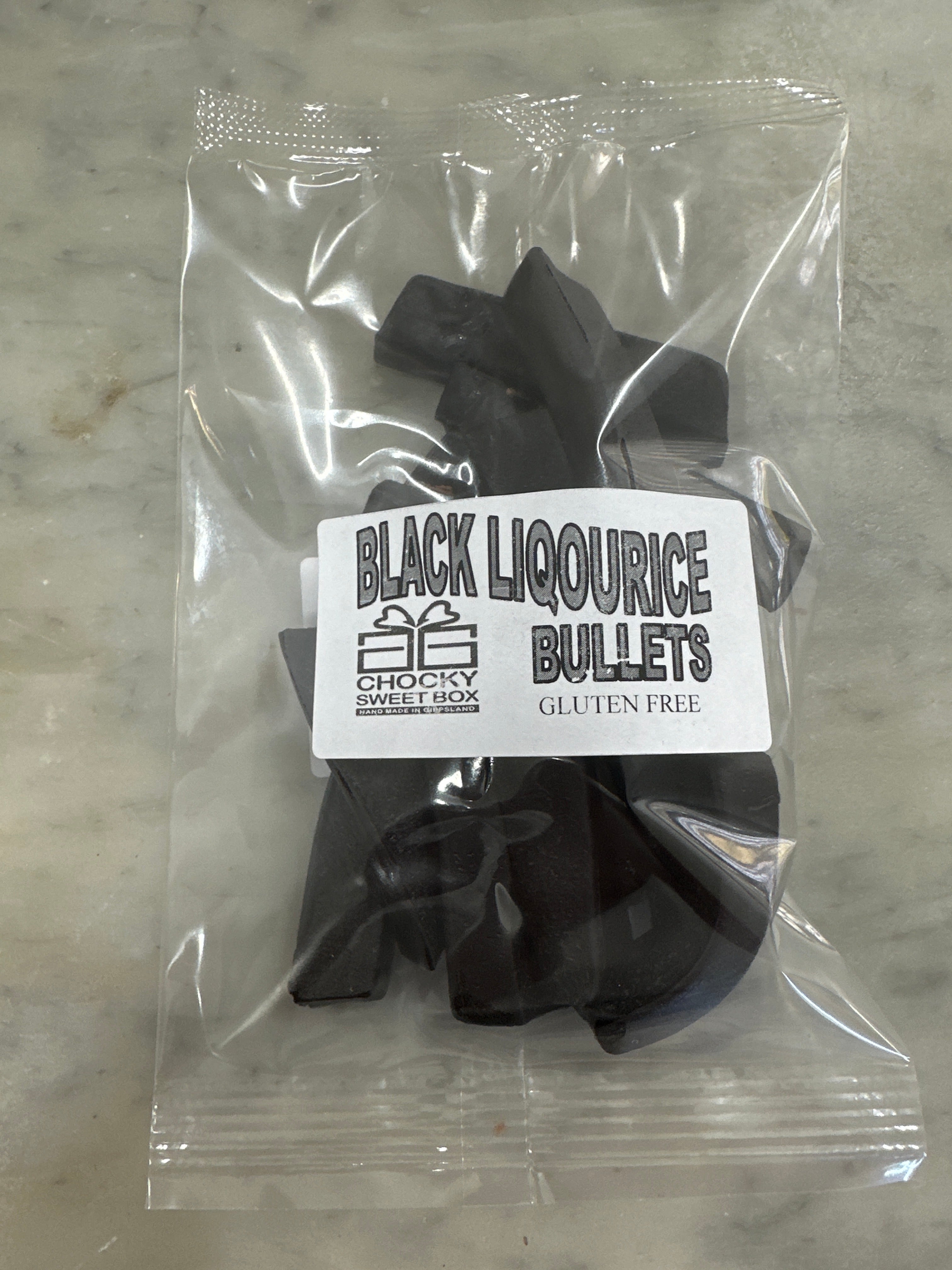 GLUTEN FREE BLACK LIQOURICE BULLETS