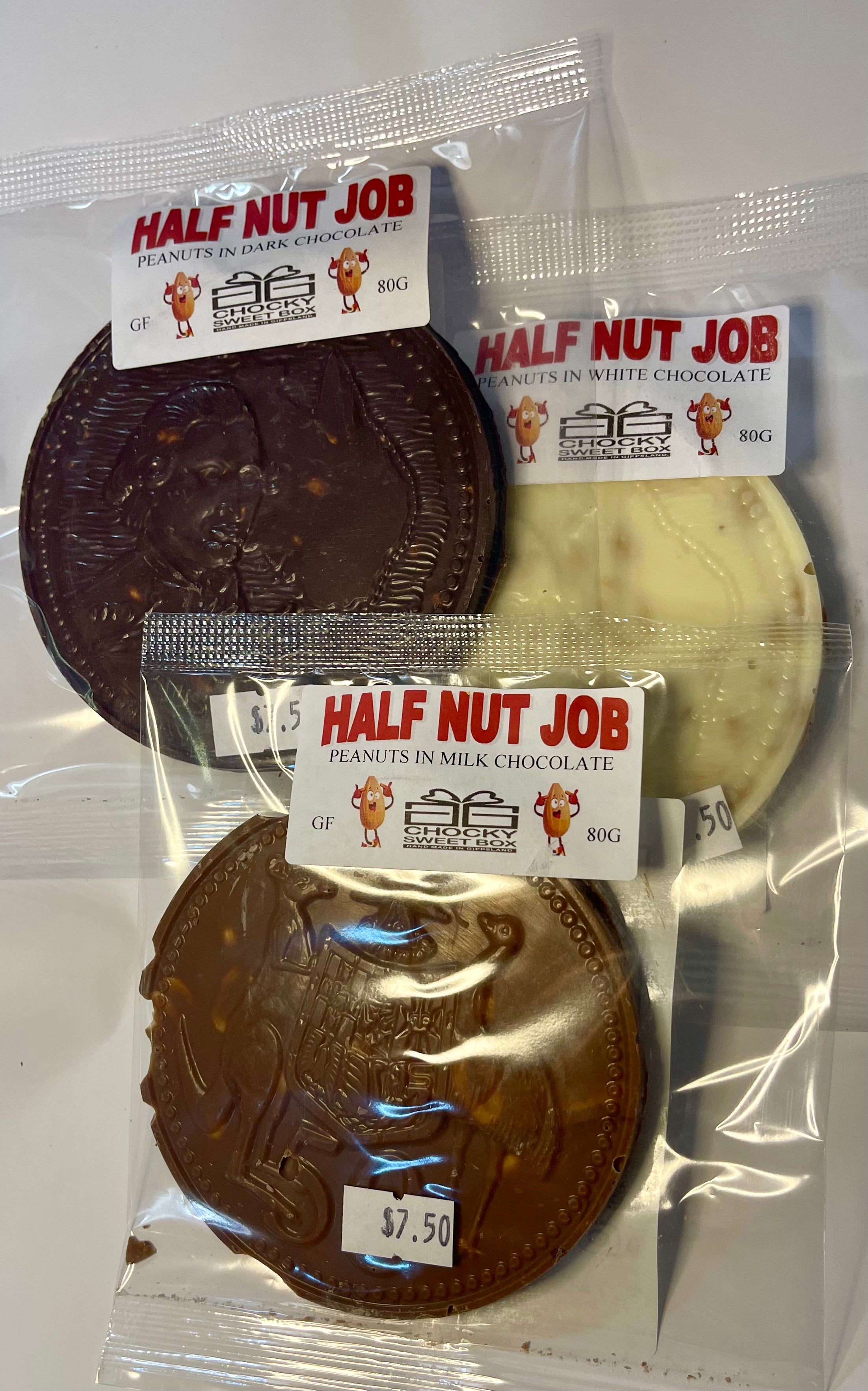Half Nut Job - Peanuts In A Choice Of Chocolate